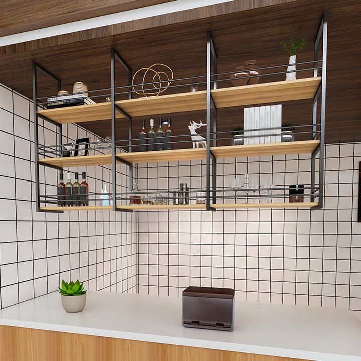 11.81 "W libreria in stile industriale montato in stile industriale per ufficio a casa