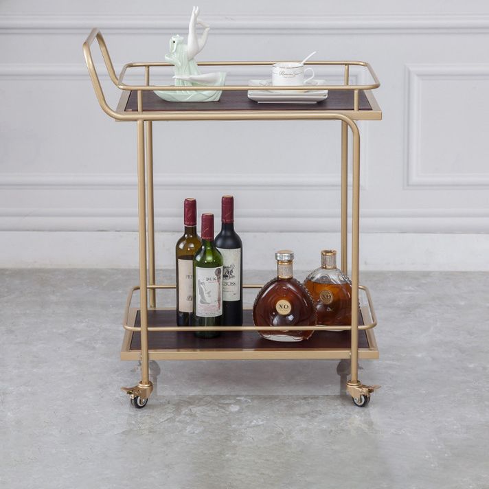 Rolling Modern Prep Table Stone 33.86" High Prep Table for Restaurant