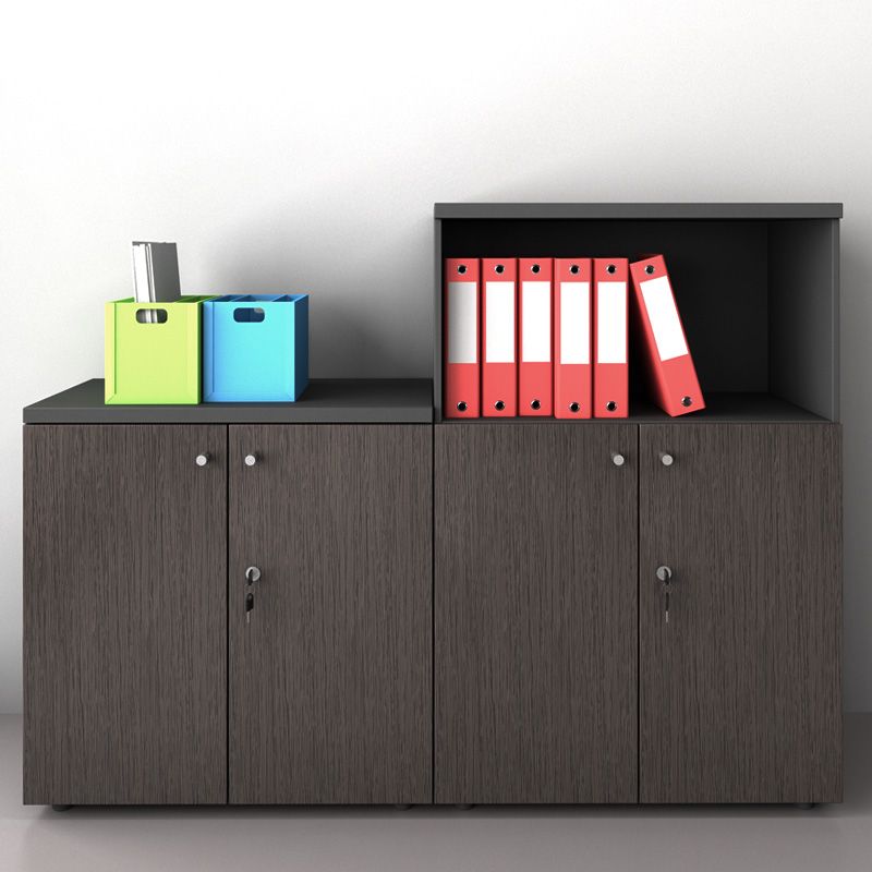 Modern Style Filing Cabinet Wood Vertical Filing Cabinet with Locking Storage