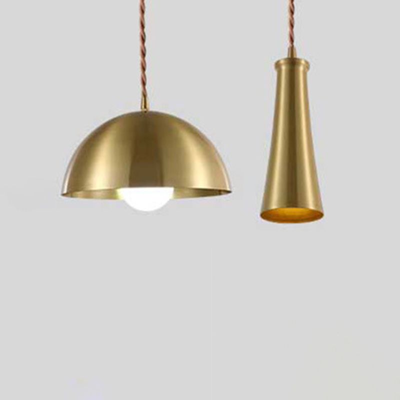 Postmodern Metal Hanging Light Pendant Light 1 Head Hanging Light for Kitchen