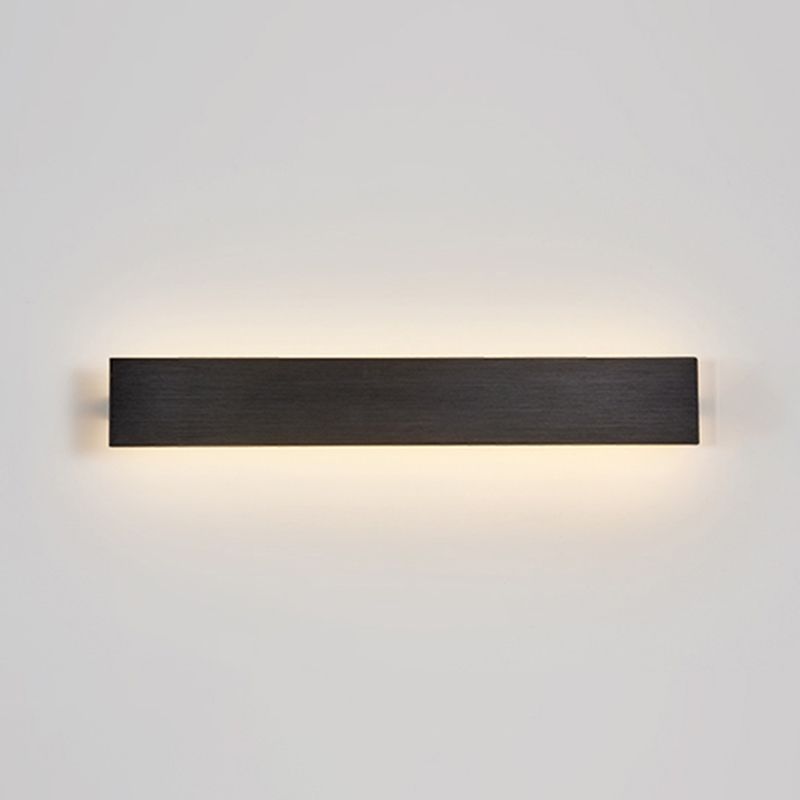 Linear Shape Metal Wall Light Modern Style Single Light Wall Mounted Light Fixture
