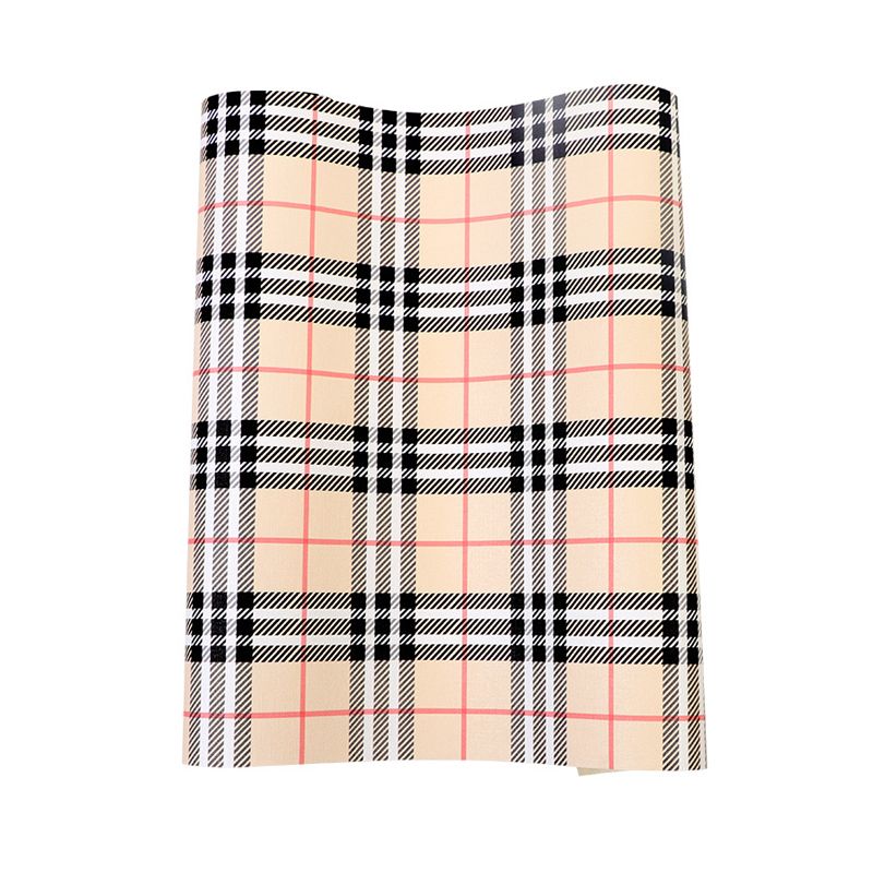 Nordic Plaid Non-Pasted Wallpaper for Coffee Shop and Theme Restaurant, 20.5 in x 33 ft