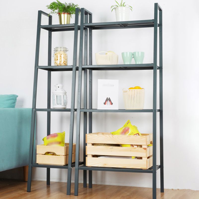 Scandinavian Style Shelf Bookcase Open Back Bookshelf for Home and Office