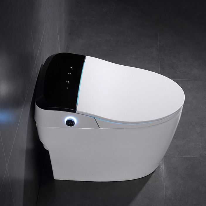 Modern One Piece Toilet Floor Mounted Toilet Bowl with Seat for Washroom