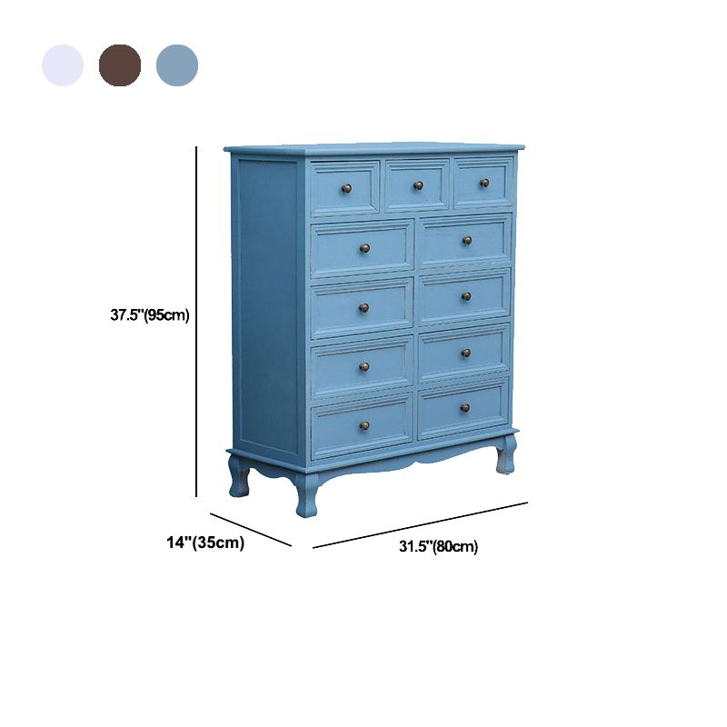 Solid Wood Storage Chest Retro Style Vertical Storage Chest Dresser