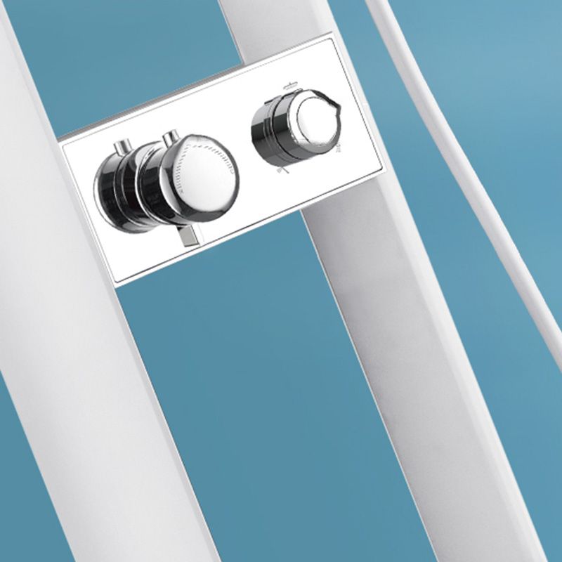 Modern Shower Set Dual Shower Head Slide Bar Thermostatic Wall Mounted Shower System