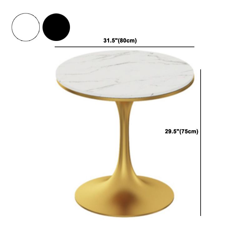 Modern Style Round Table Set 1/2/3/4/5 Pieces Dining Set for Home
