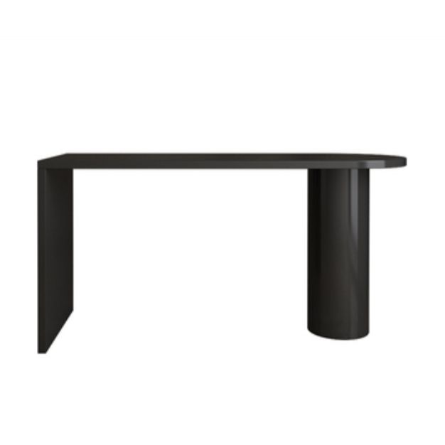 Modern Double Pedestal Bar Height Table Solid Wood Living Room Hall/Pub Table