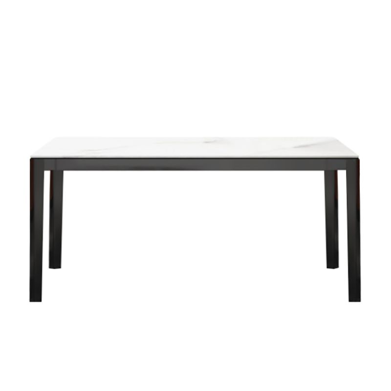 Medieval Modern Sintered Stone Dining Table Rectangle Indoor Table with 4 Legs