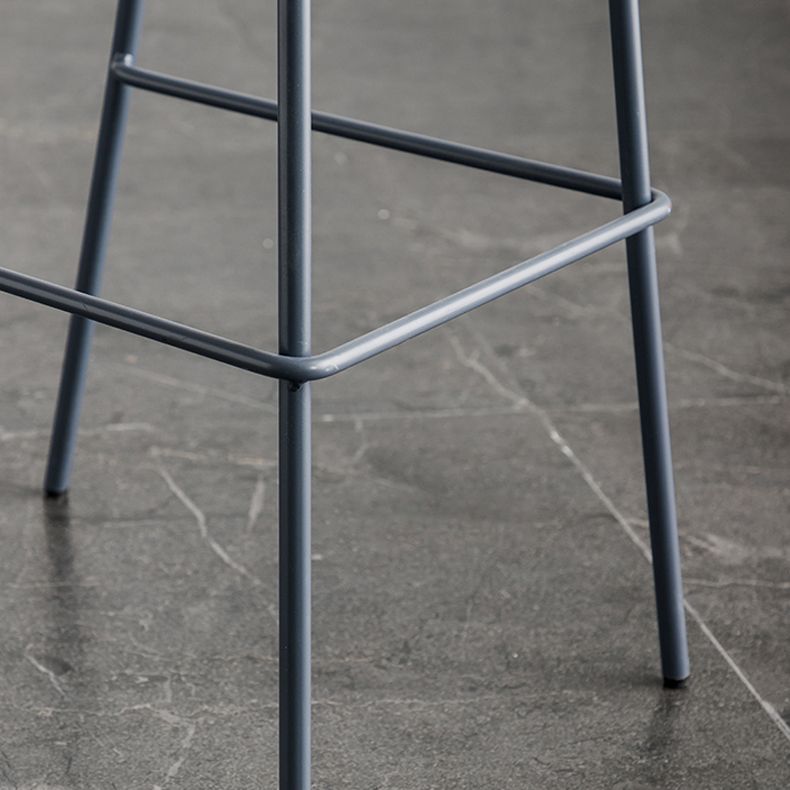 Modern Style Bar Stool Metal Counter Bar Stool with Metal Legs for Home
