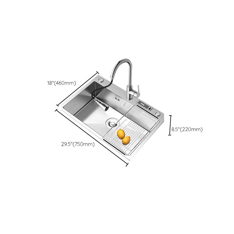 Kitchen Sink Overflow Hole Design Kitchen Sink with Drain Assembly