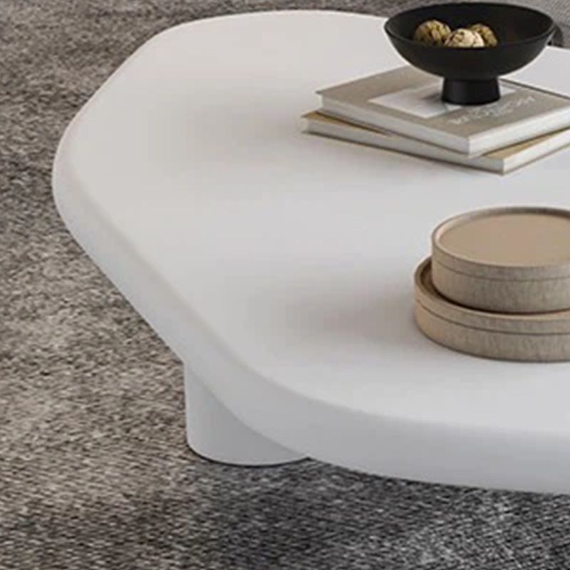 Wooden 3 Legs Coffee Table Scandinavian Style Coffee Table in White
