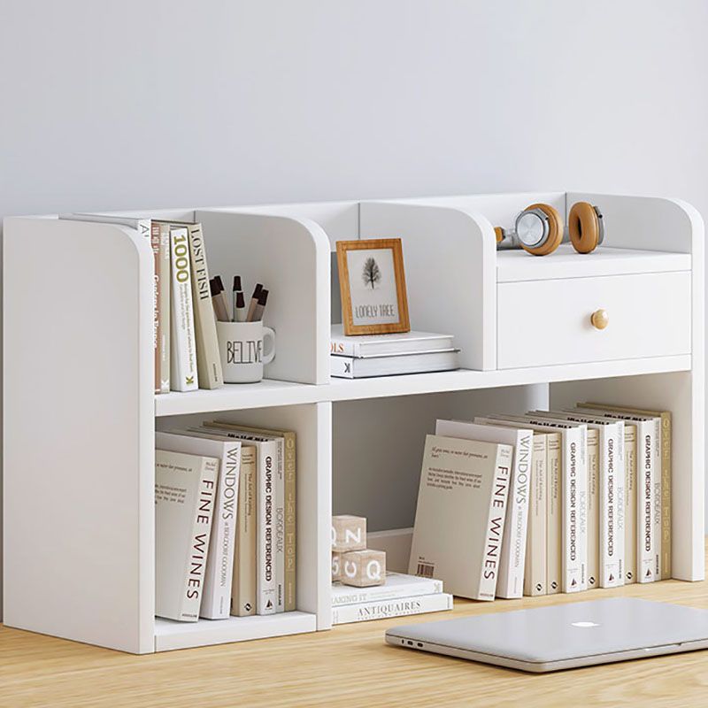 Modern Style Bookcase Open Back Horizontal Shelf Bookcase for Home Office