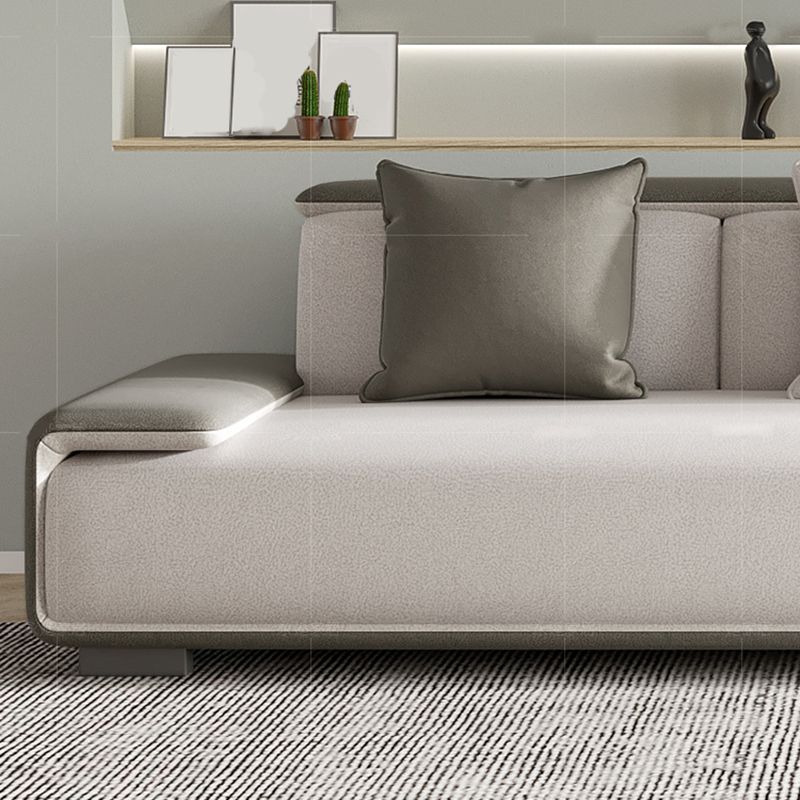 29.52"H Faux Leather Stain Resistant Pillow Top Arm Sofa for Living Room