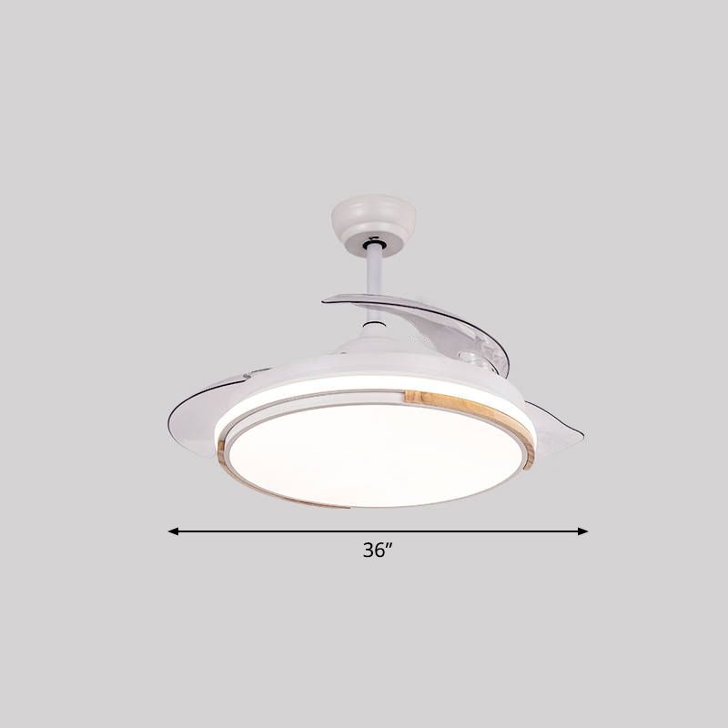 Nordic 3 Blades LED LEDLING LIGHTING RODDE RODDE REMITO DE CONTROL REMOTO