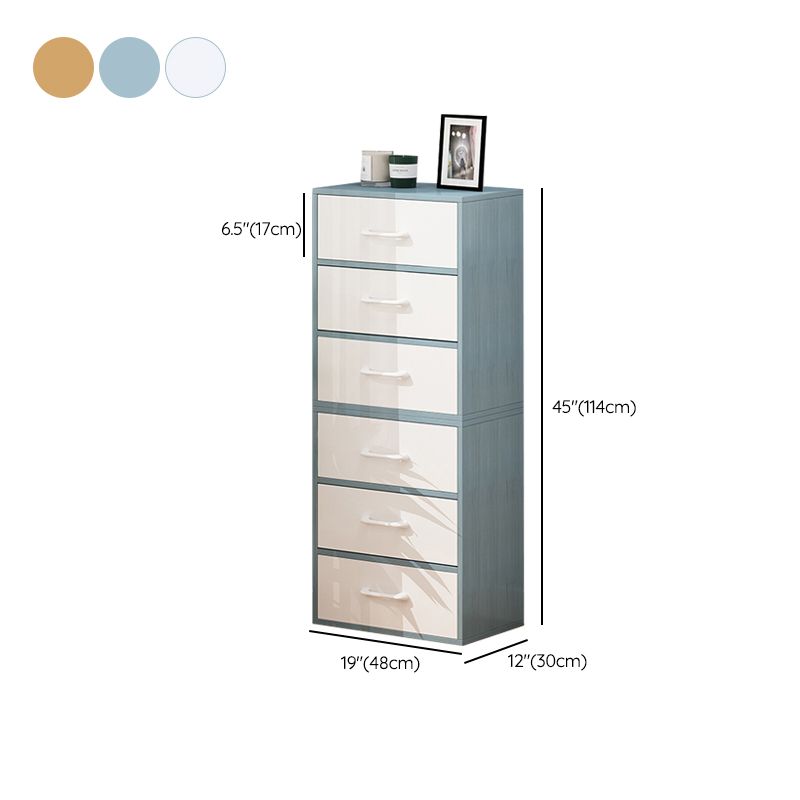 Contemporary Wood Storage Cabinet Modern Drawers Included Accent Chest