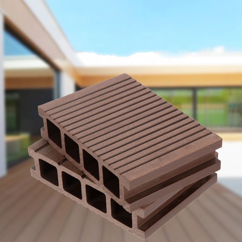 Composite Deck Tiles Pure Color Water Resistant Outdoor Flooring