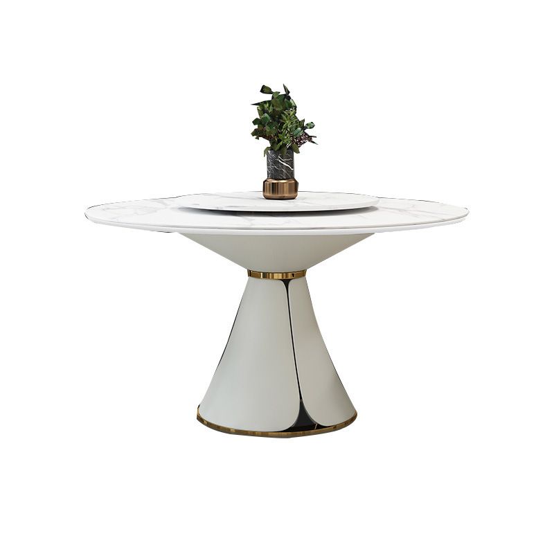 Modern Style Round Table Set 1/4/7 Pieces Dining Set for Home Use