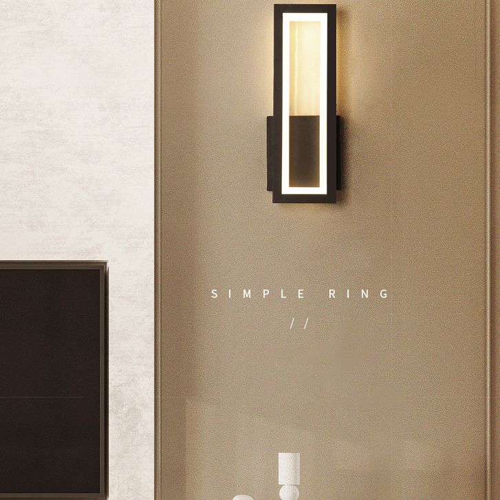 Zeitgenössische Wandleuchte rechteckige Form LED -Wandleuchte Leuchten für Nachtkorridor