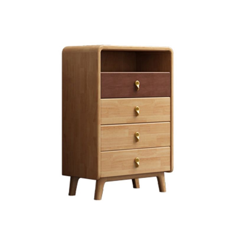 Modern & Contemporary Chest Rubberwood with Drawer Rectangle Accent Chest