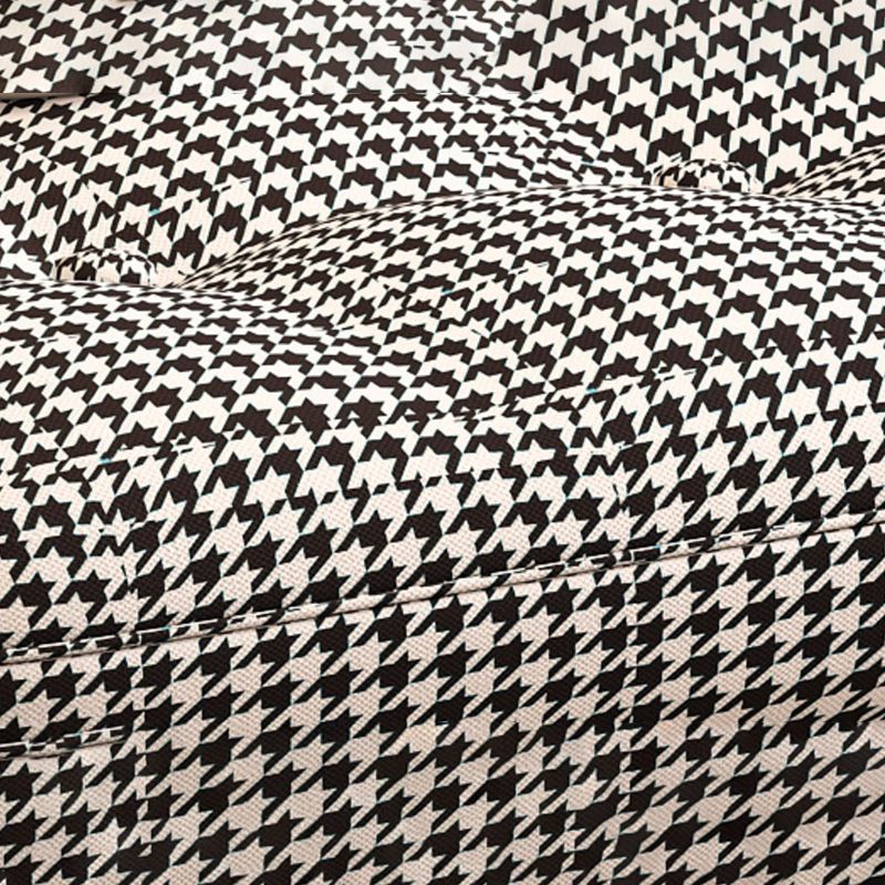 Modern Rocking Chair Upholstered Tufted Cushions with Light Legs Glider