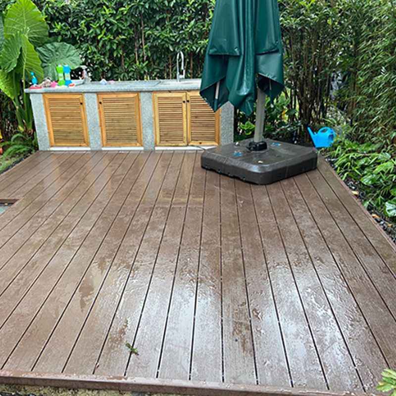 Composite Decking Tiles Garden Slat Nailed Patio Flooring Tiles