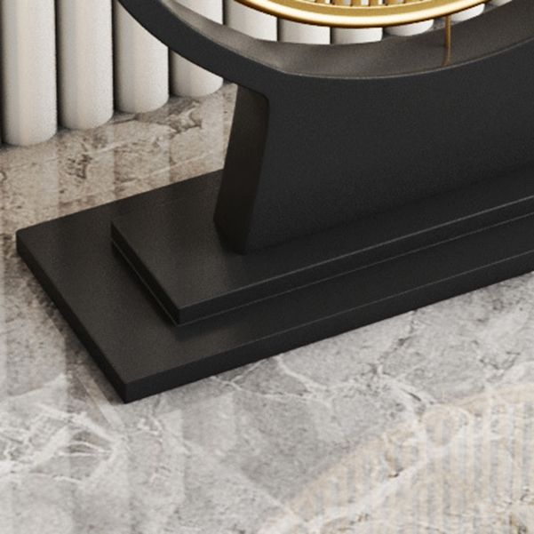 Contemporary Console Accent Table Antique Finish Sofa Table in Stone