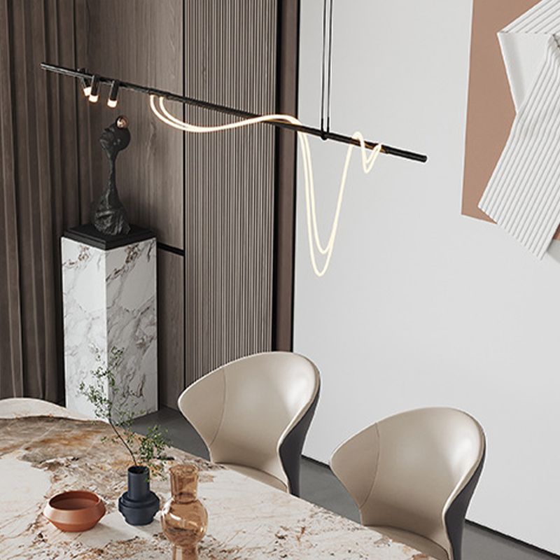 Contemporary Style Windsor Back Chair Armless Side Chairs with Metal Legs for Kitchen