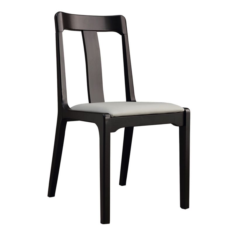 Industrial Black Dining Side Chair Upholstered Side Chair for Home