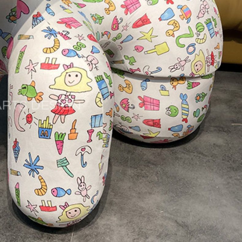 Creative Kid's Dining Chair Upholstered Pony Dining Chair for Home