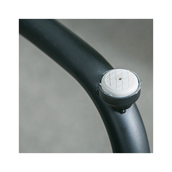 Modern Armless Backless Counter Stool Iron Bar Stool with Pedal