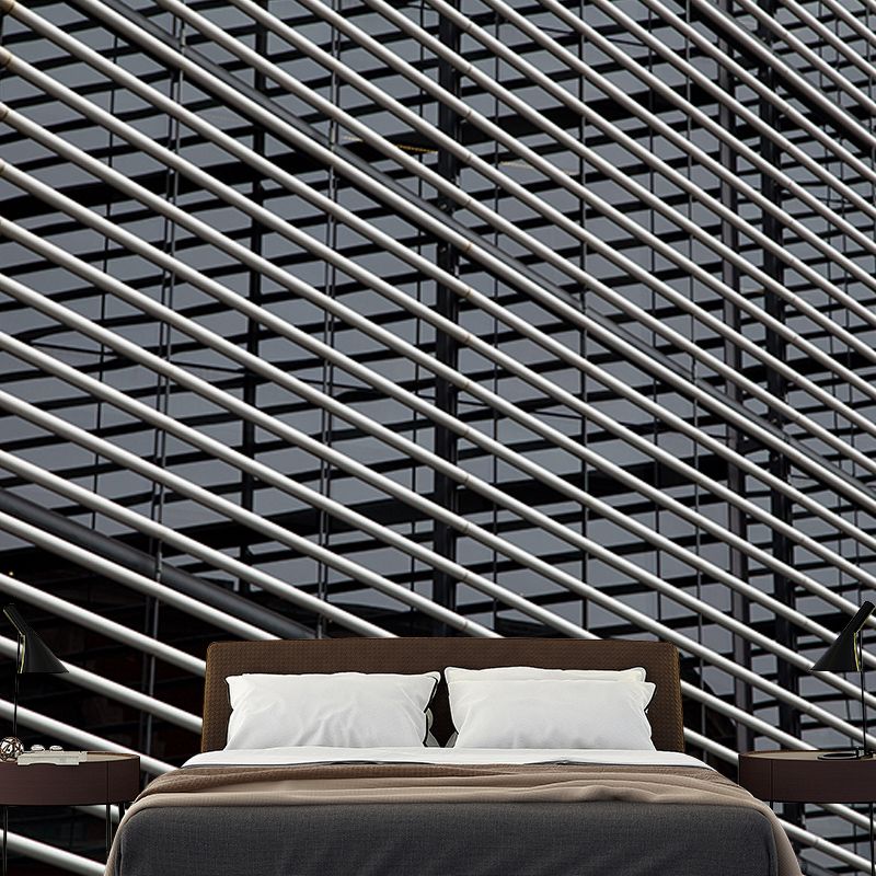 City Construction Mural Wallpaper Mildew Resistant Modern Living Room Decoration