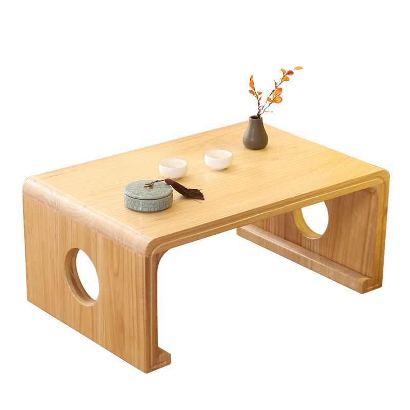 Modern Style Paulownia Rectangular Coffee Table in Walnut/oak/wood