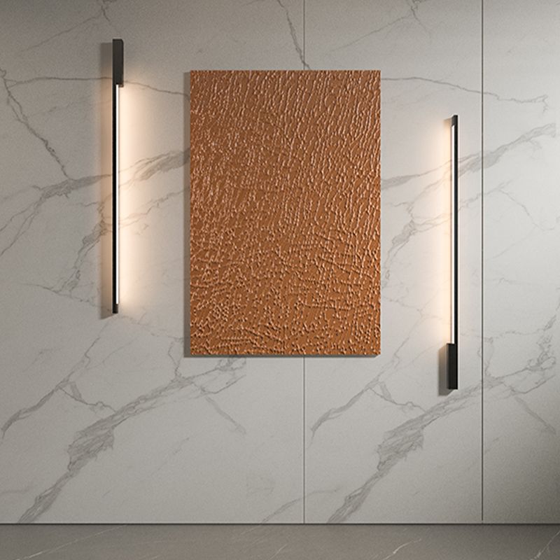 Nordic Style LED Vanity Light Iron Strip Shape Vanity Lamp for Shower Room