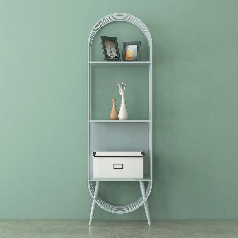 52"H Scandinavian 3-shelf Bookshelf Etagere Shelf Bookcase for Study Room