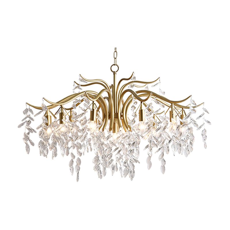American Branch Chandelier Crystal Multi Light Hanging Light for Bedroom