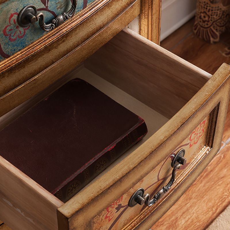 Solid Wood Dresser Traditional Storage Chest Dresser with 3/4/5 Drawers