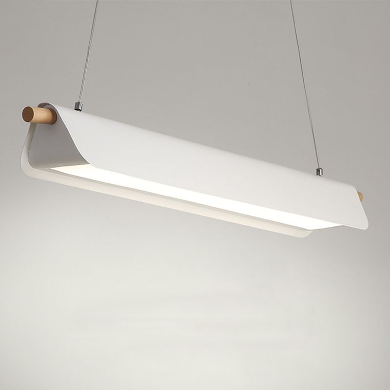 1 Light Geometric Island Lighting Modernism Metal Island Light Fixture for Dining Room