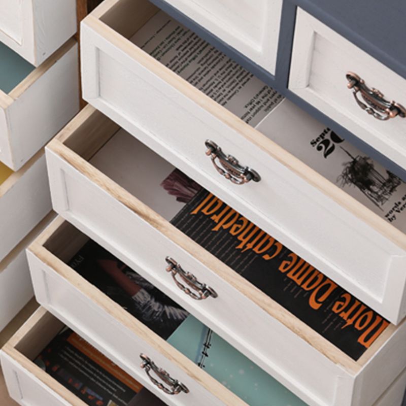 12" W Vertical Lingerie Chest Traditional Bedroom Storage Chest with Drawers