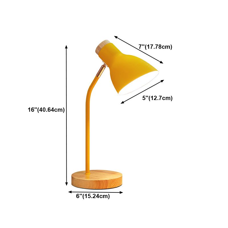Lampade da tavolo da notte geometriche in metallo 1 Modern Light Light Light
