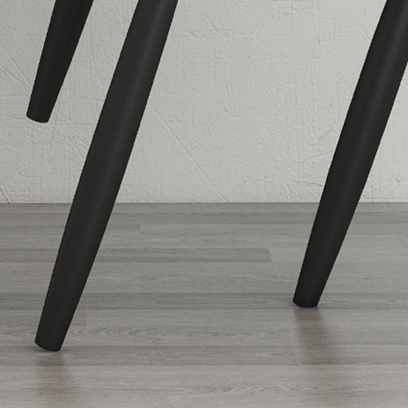 Eigentijdse stijl eetstoelen eetarm open achterstoelen met metalen benen