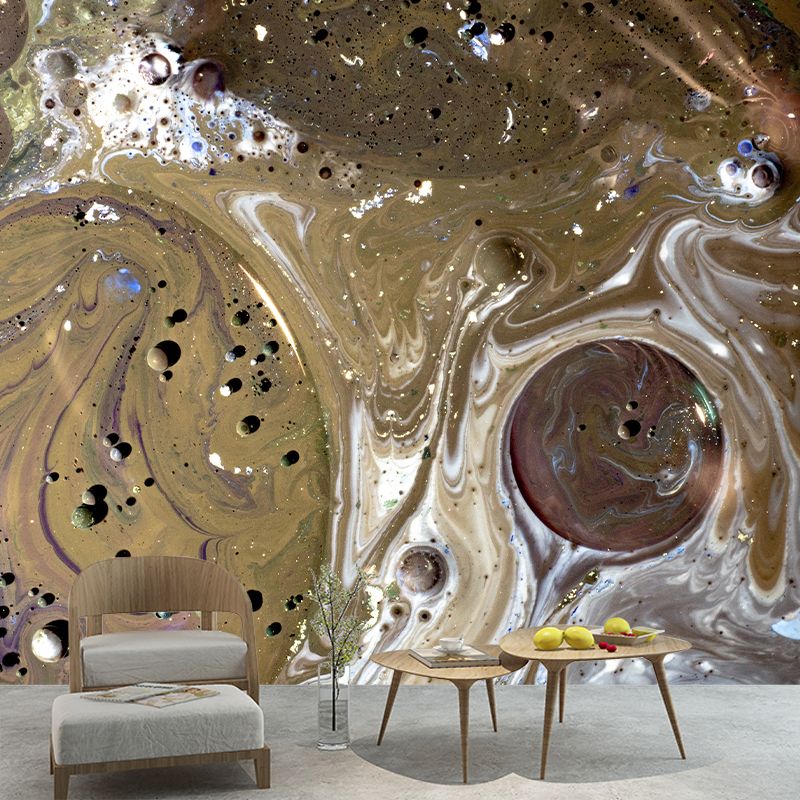 Modernist Abstract Mural Wallpaper for Sitting Room, Custom Size Available