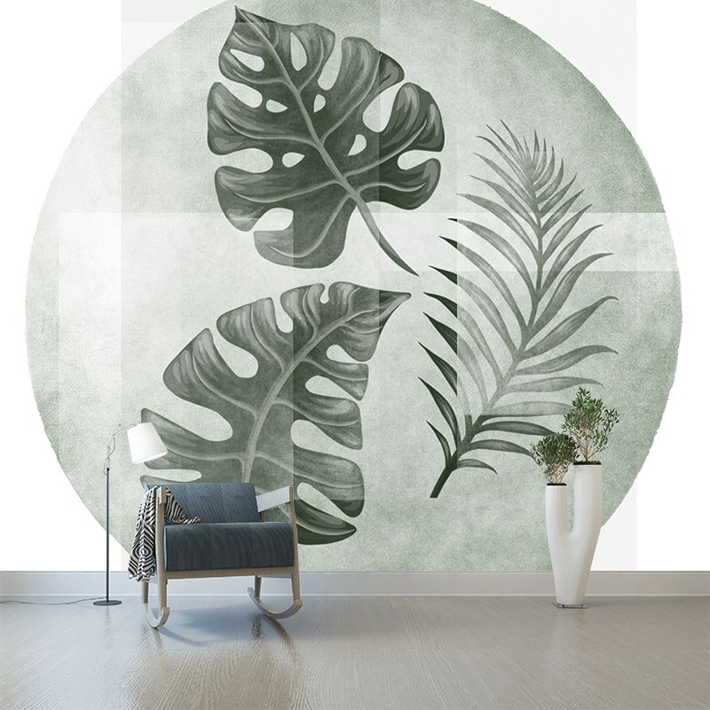 Environmental Illustration Mural Wallpaper Monstera Indoor Wall Mural