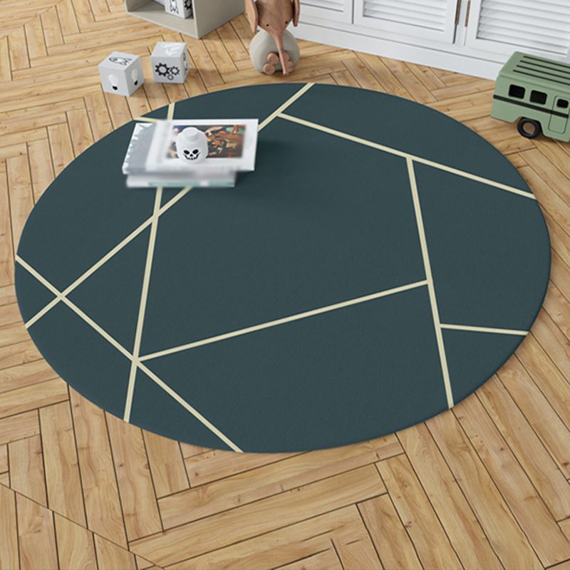 Tapis de tapis de zone moderne de couleur lumière polyester