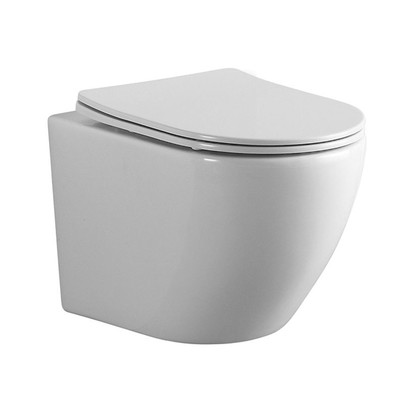 Contemporary All-In-One Flush Toilet Wall Mount Porcelain Urine Toilet