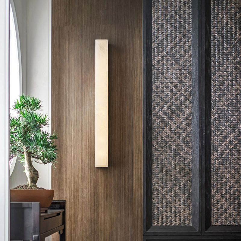 Contemporary Geometric Shape Wall Lamp Metal Wall Lighting for Living Room