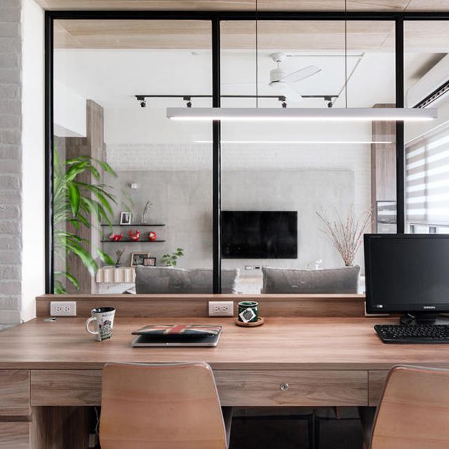 Estilo moderno lineal colgante de metal claro 1 lámpara de la isla de la luz