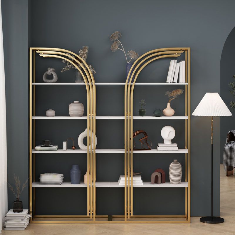 Libreria da 12 "Wookshelf Open Back Glam Style per Study Room Home Office