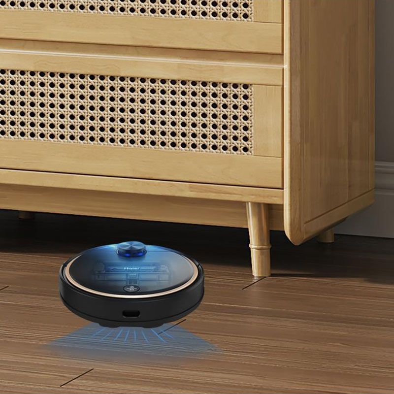 25.59" Wide Accent Chest Mid-Century Modern Wood Chest with Rattan Accent