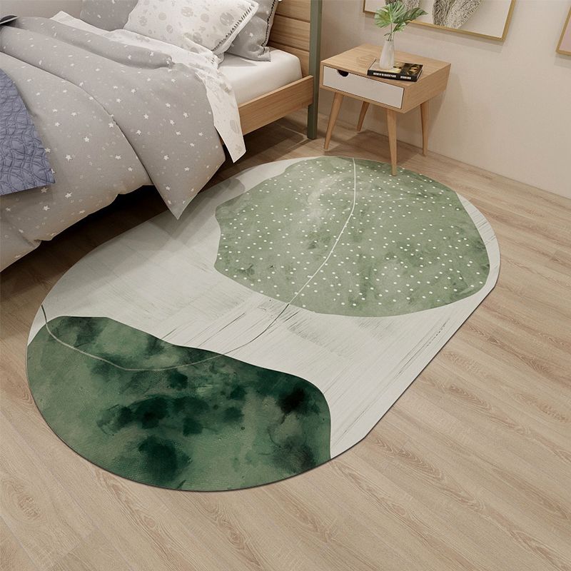 Multicolor Novelty Rug Polyster Colorblock Area Carpet Easy Care Machine Washable Indoor Rug for Home